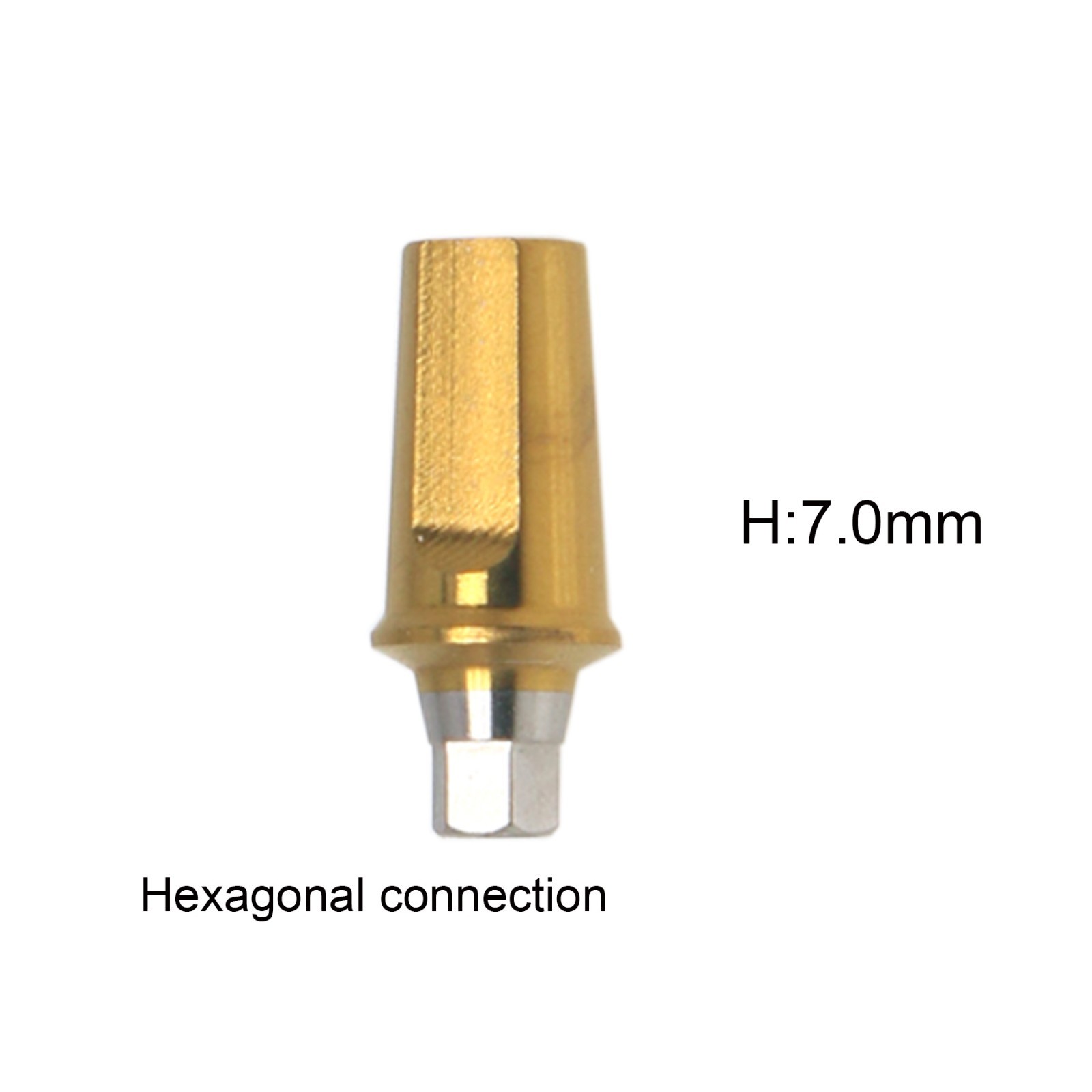 Dental Straight Transfer Abutment TI Compatible with Osstem Hiossen Mini/Regular