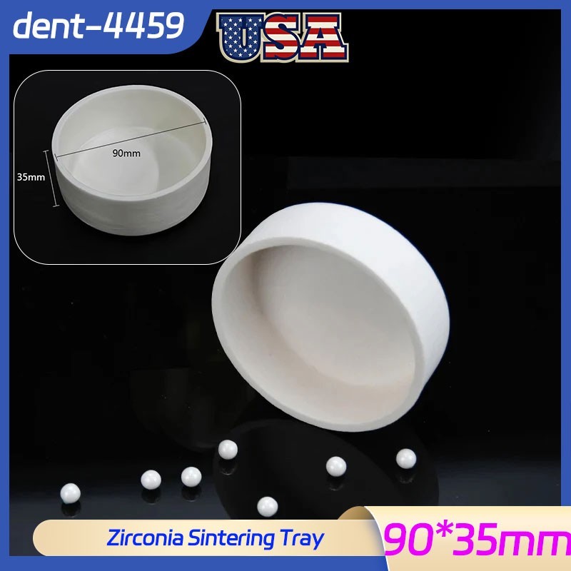 Zirconia Sintering Tray Plate Round For Dental Lab Crucible 90*35mm