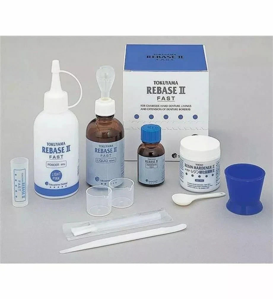 REBASE II FAST Dental Chairside Hard Denture Reline Material – MADE IN JAPAN