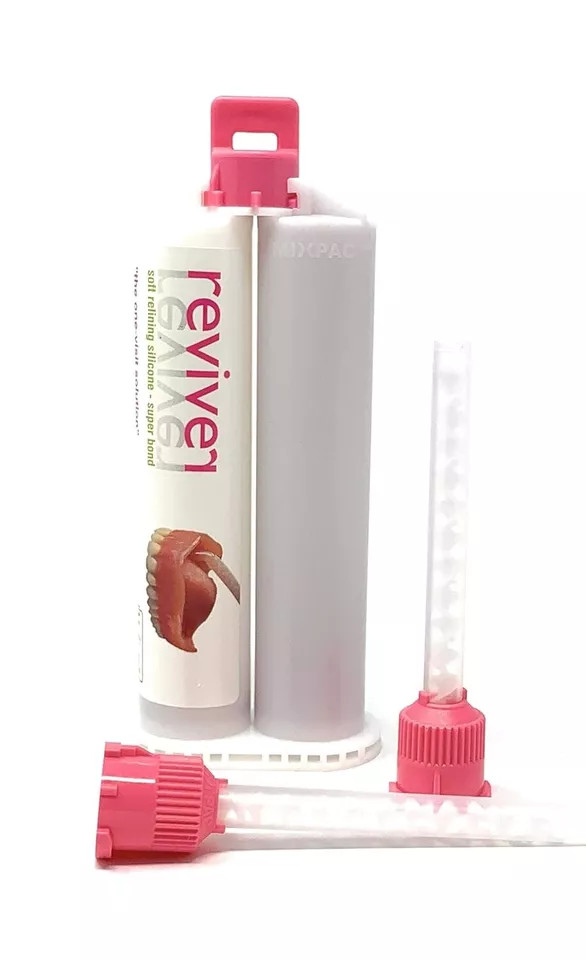 Reviver A-Silicone Denture Soft Relinng Material Dental Chair Side Use Free Ship
