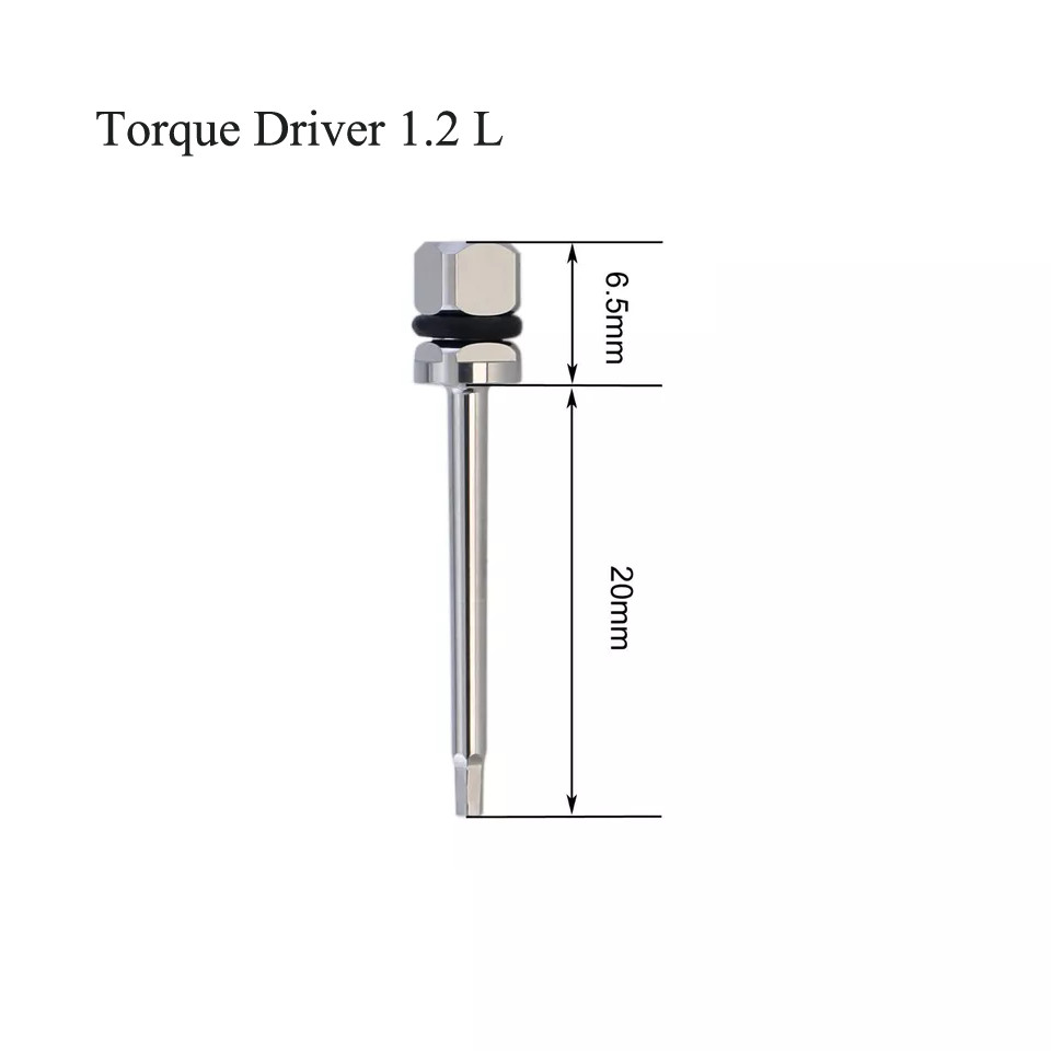 Hiossen Osstem Implant Torque Driver Hex 1.2mm Square Screwdriver 15mm 20mm