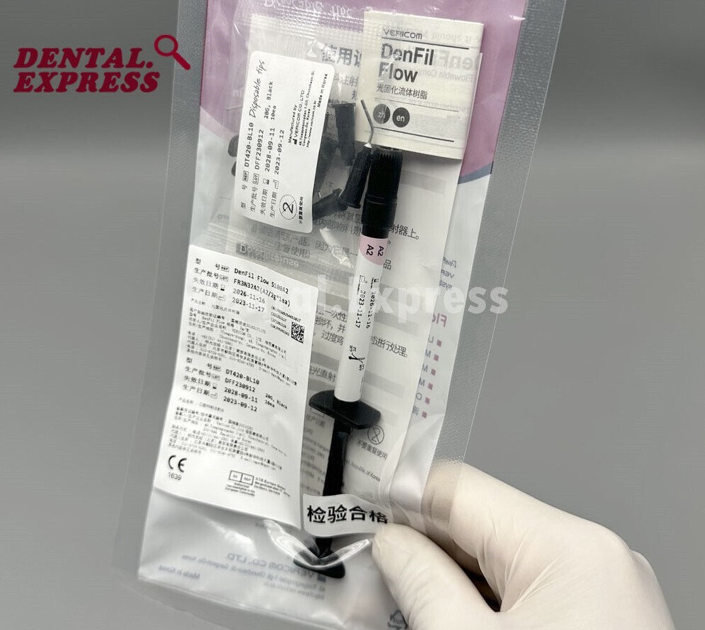Dental Flowable Hybrid Light Cure Resin Tooth Refill Repair Material A1 A2 A3 B1