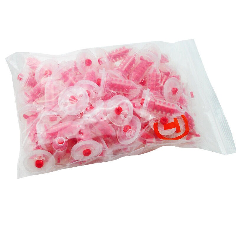 50 Pcs/Bag Dental Intraoral Syringe Mixing Tips Conveying Disposable Impression