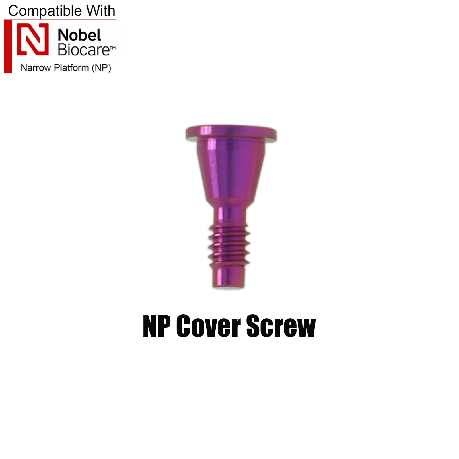US Dental Fits Hiossen Nobel Cover Screw Cap R/M NP/RP for Oss Healing Abutment