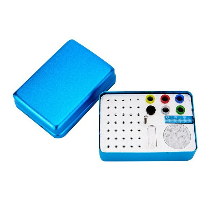 Dental Tools Sterilize 35/72 Holes Endo Endodontic Box Autoclavable Box Aluminum