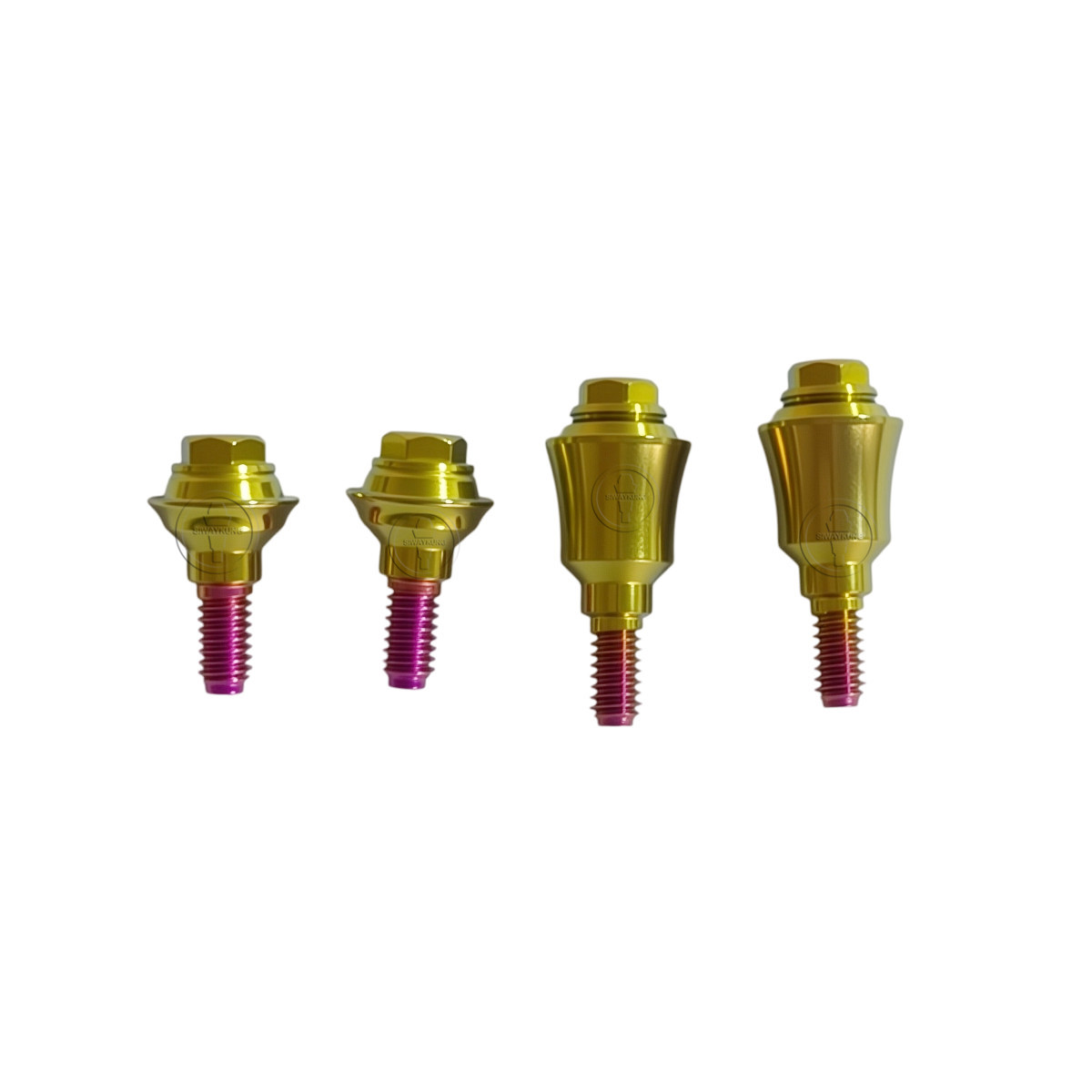 1 pcs Multi unit straight abutment fits to MIS Seven Platform GH 1/2/3/4mm
