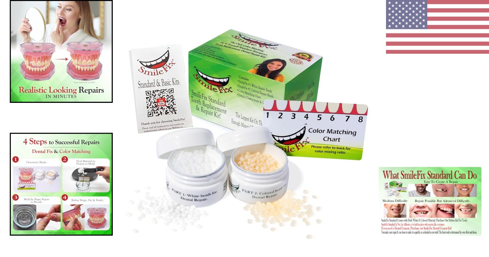 Durable SmileFix Dental Repair Kit – Fast Solutions for Missing & Broken Teeth