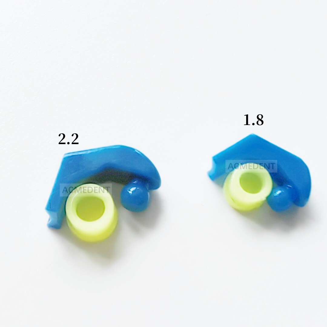 Dental Overdenture Castable Ball Attachment Unilateral Pre-Sectioned Beveled Cap