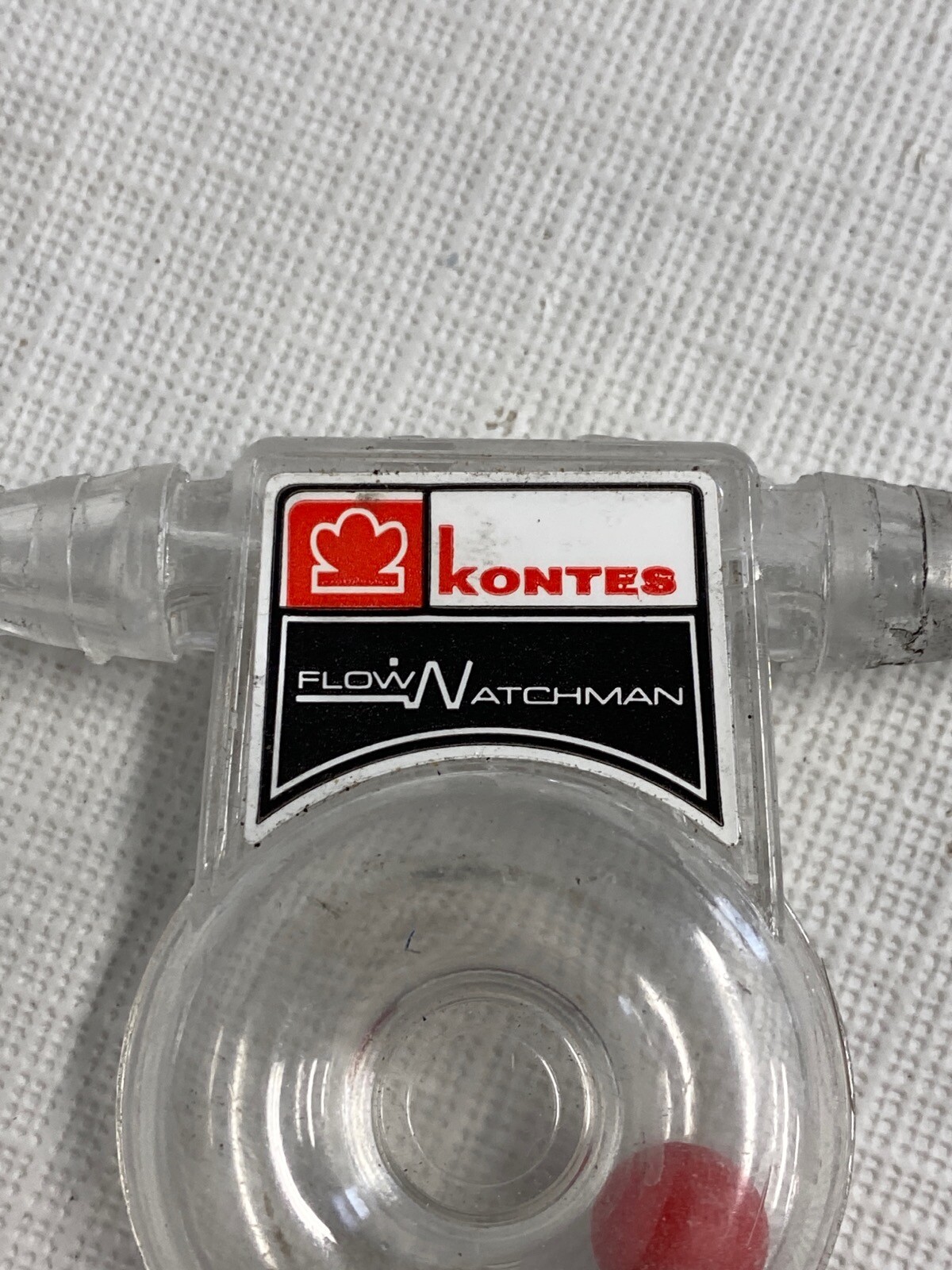 KONTES Polycarbonate Flow Watchman Flowmeter 10mm HB 626250-0000