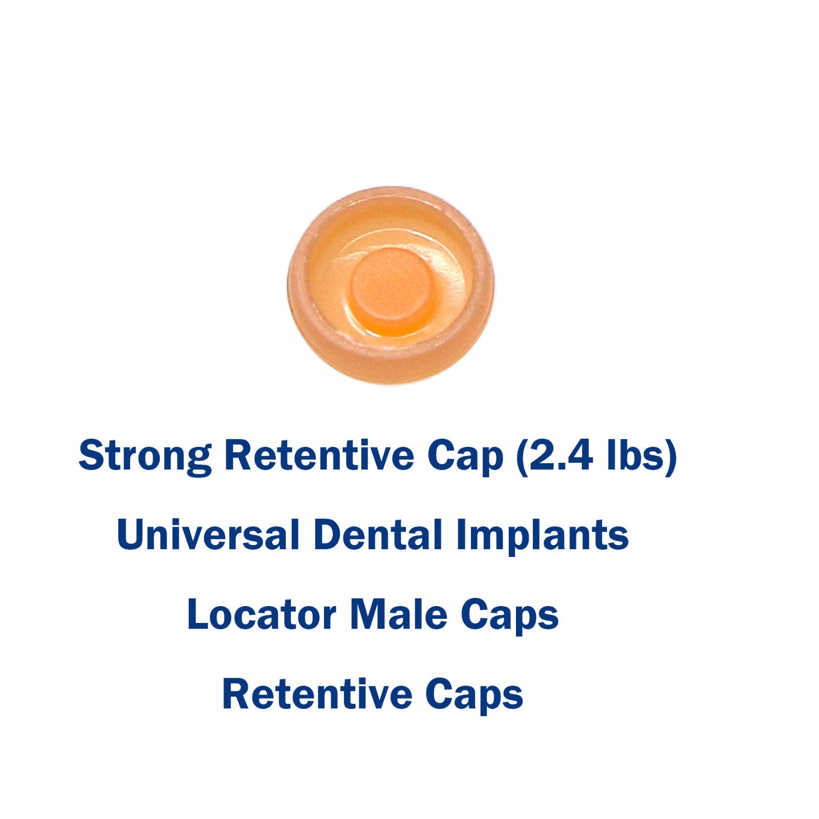 20Pcs Dental Overdenture Locator Abutment Replacement Retention Cap Inserts Set