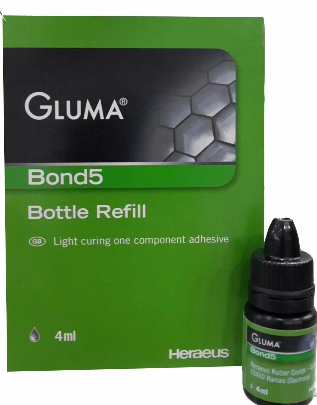 Heraeus Kulzer Dental GLUMA Bond 5 Bonding Agent 4ml bottle (Free Ship)