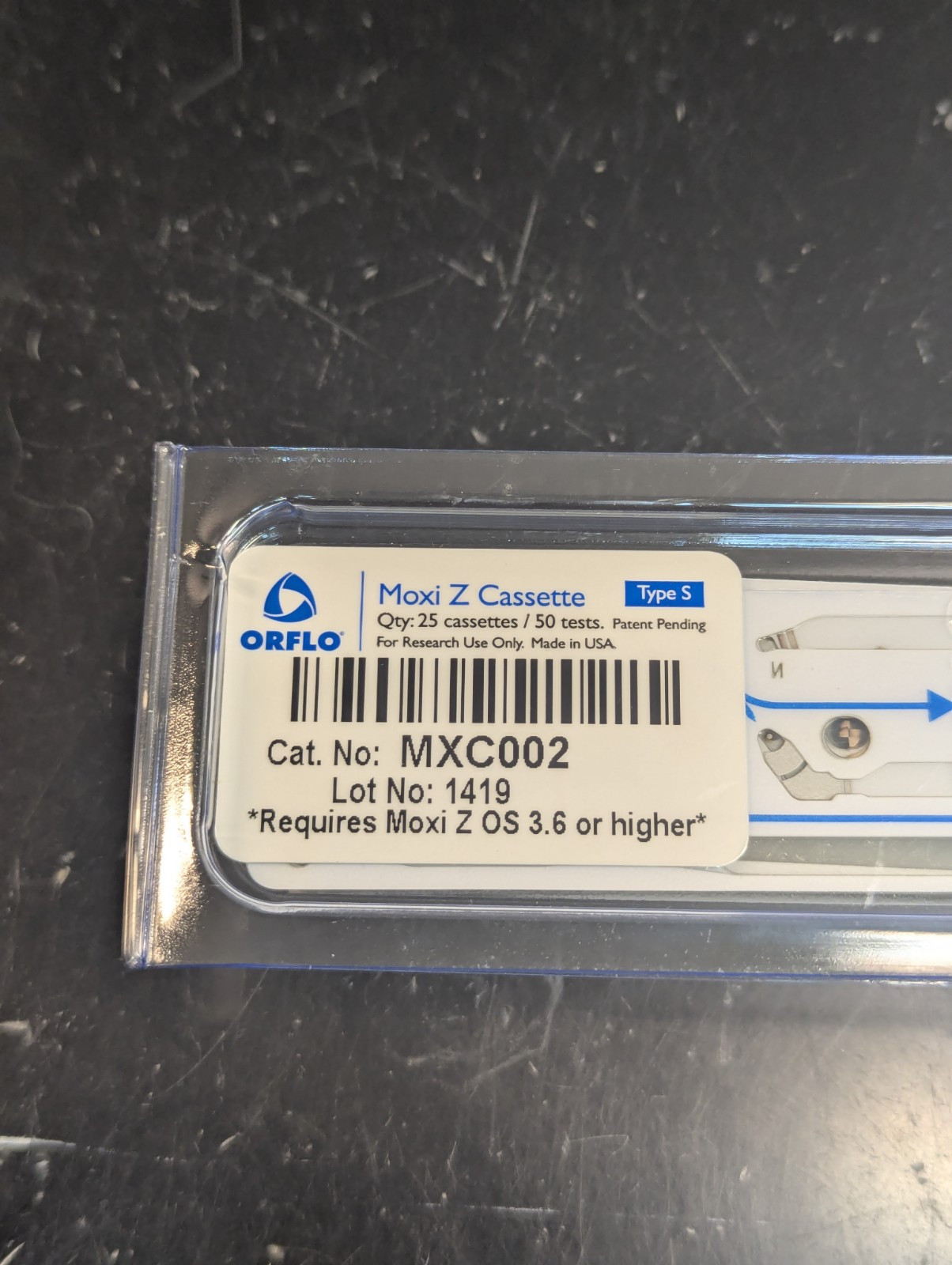 Orflo Moxi Z Cassette MXC002 Type S for OS 3.6 or Higher Pack of 25