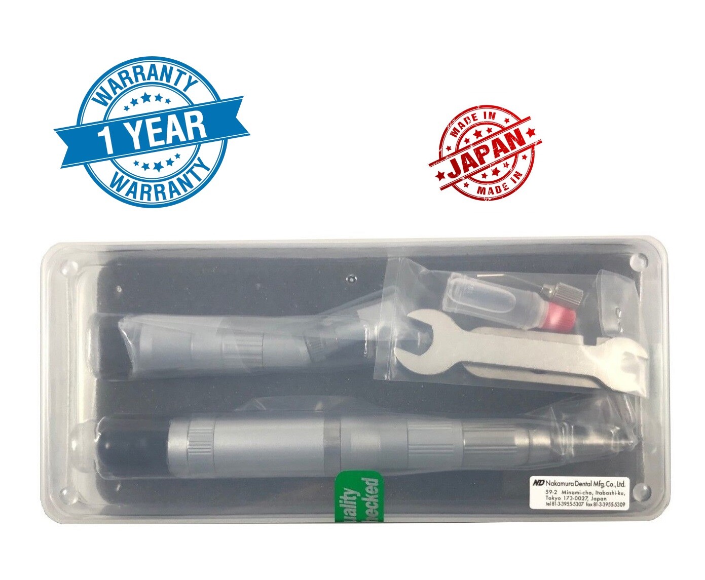 Nakamura Dental Low Speed Handpiece Set 20K RPM 3 PIECES Set – Japan –