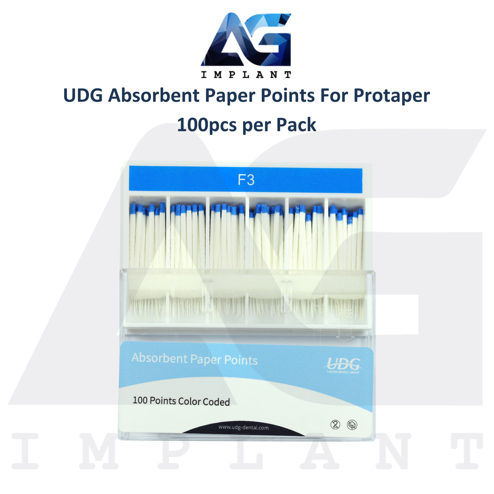 5 Dental Absorbent Cotton Paper Points For Protaper 100pcs/Pack Fast Drying Lab