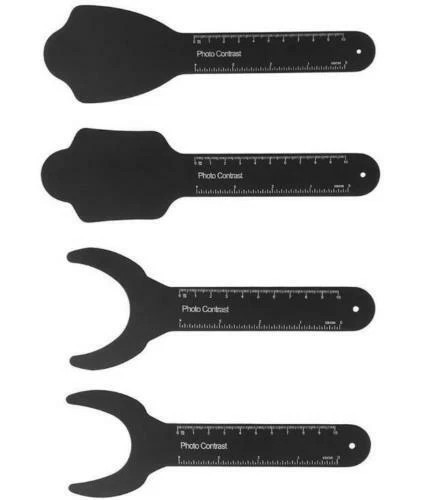 6Pcs/Kit Dental Oral Photo Palatal Photography Contrastors Black Background Tool