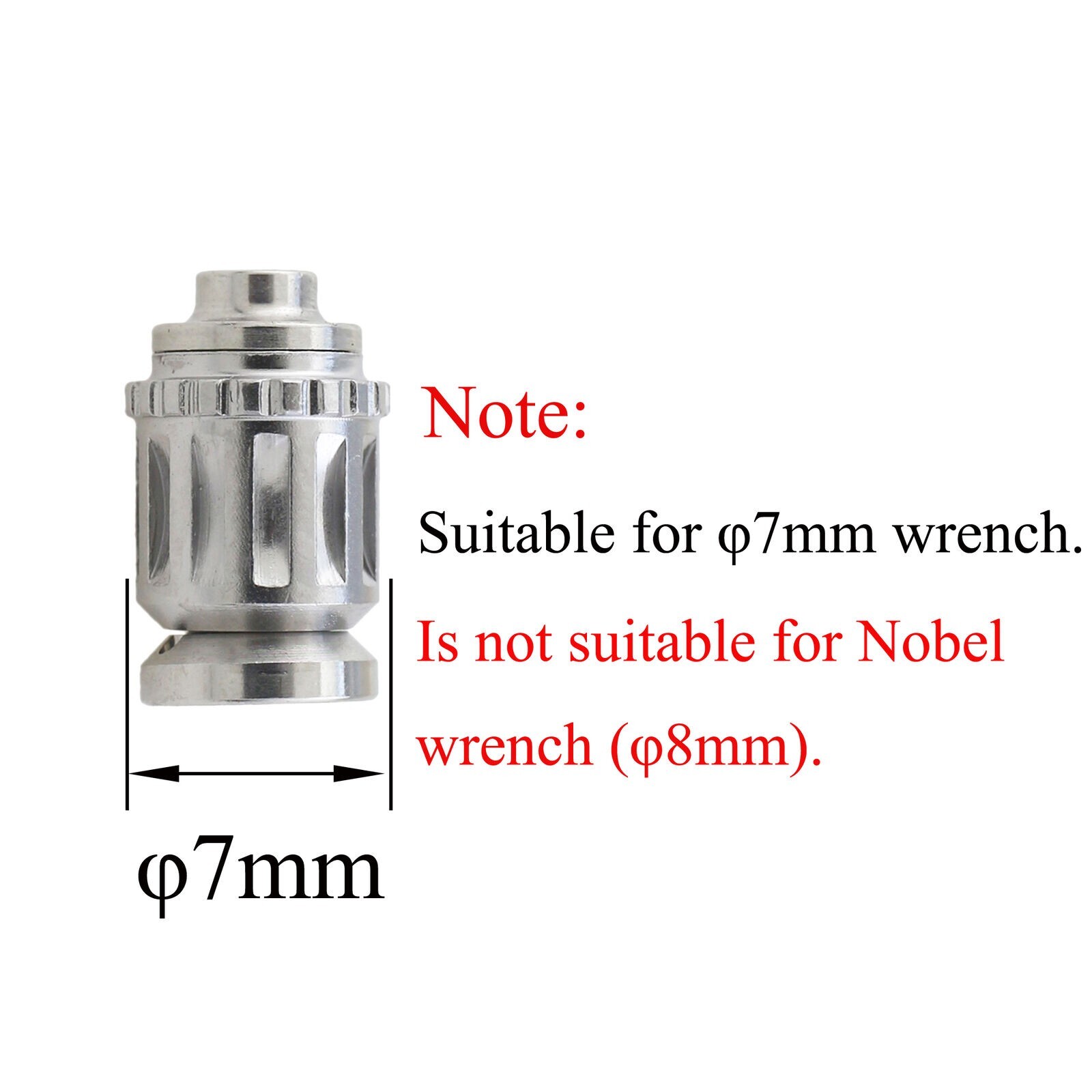 Dental Healing Abutment Cover Screw tool Compatible with Osstem Hiossen