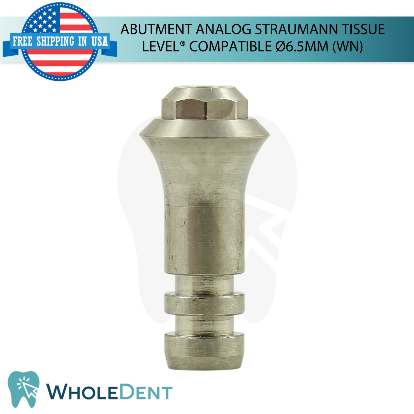 Dental Prosthetic Analog Straumann Tissue Level® Compatible Ø6.5mm System WN