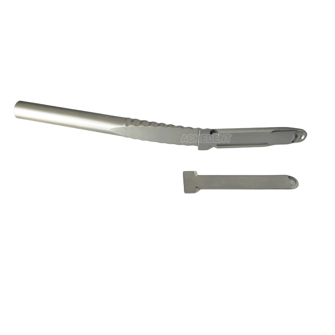 Dental Bone Scraper Curved Powder Harvest Collector Mixing Cup Bowl Scalpel