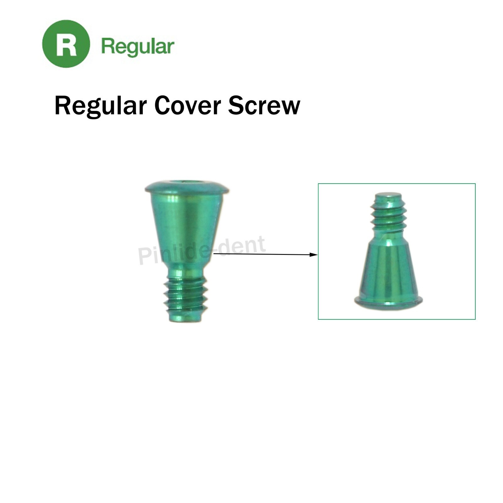 Dental Healing Abutment Caps Regular Mini Cover Screw Platform Fits Oss Hiossen