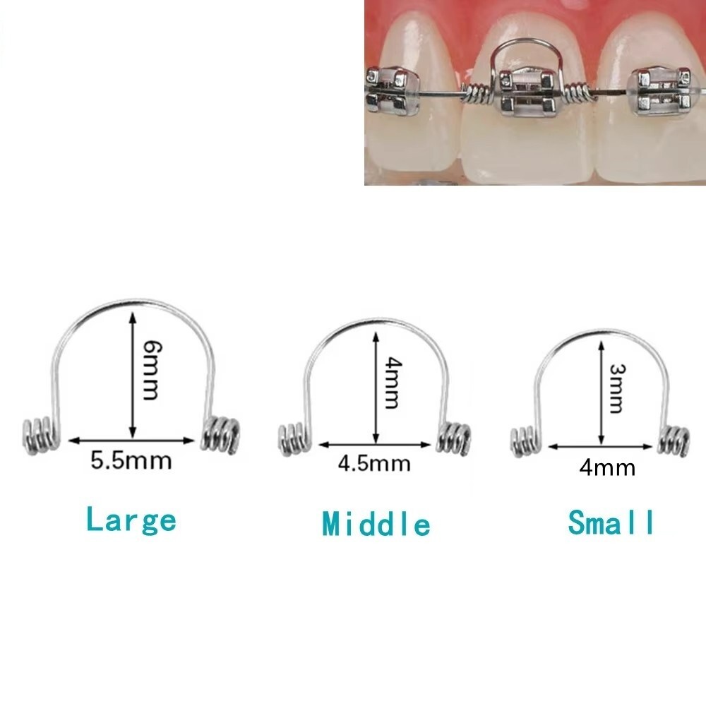 Dental Orthodontic Anterior Teeth Torquing Torque Springs Rectangular Spring SML
