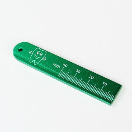 5Pieces Dental Aluminum Metal Endodontic Endo Ruler 5 Colors