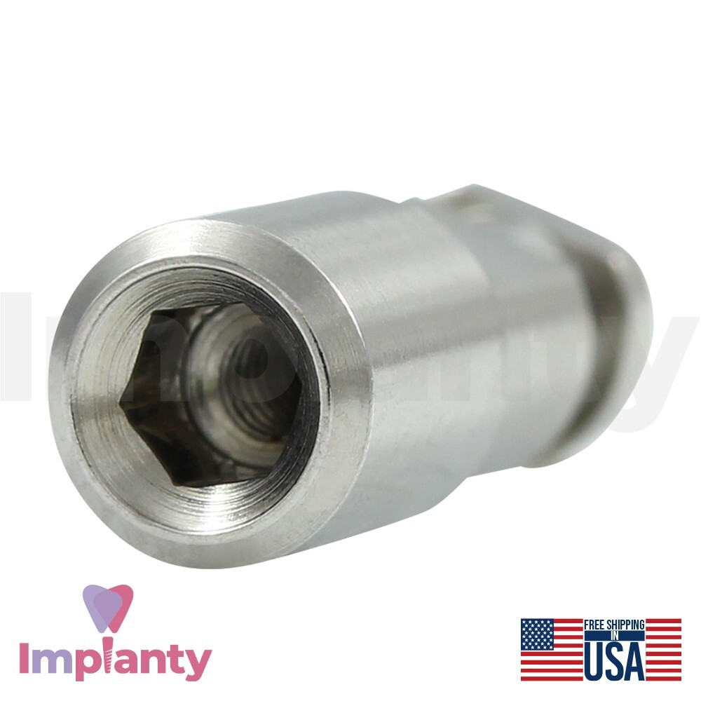 5x GDT Dental Analog 5.0mm Wide Platform For Standard Int Hex 2.42mm Dentistry