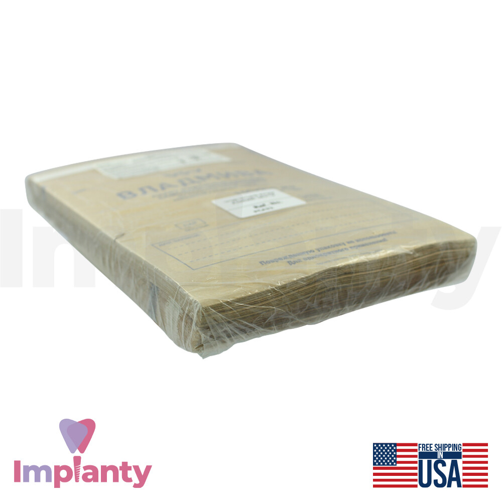 100pcs Dental Sterilization Self-Sealing Kraft Pouch 3 Sizes Dentistry