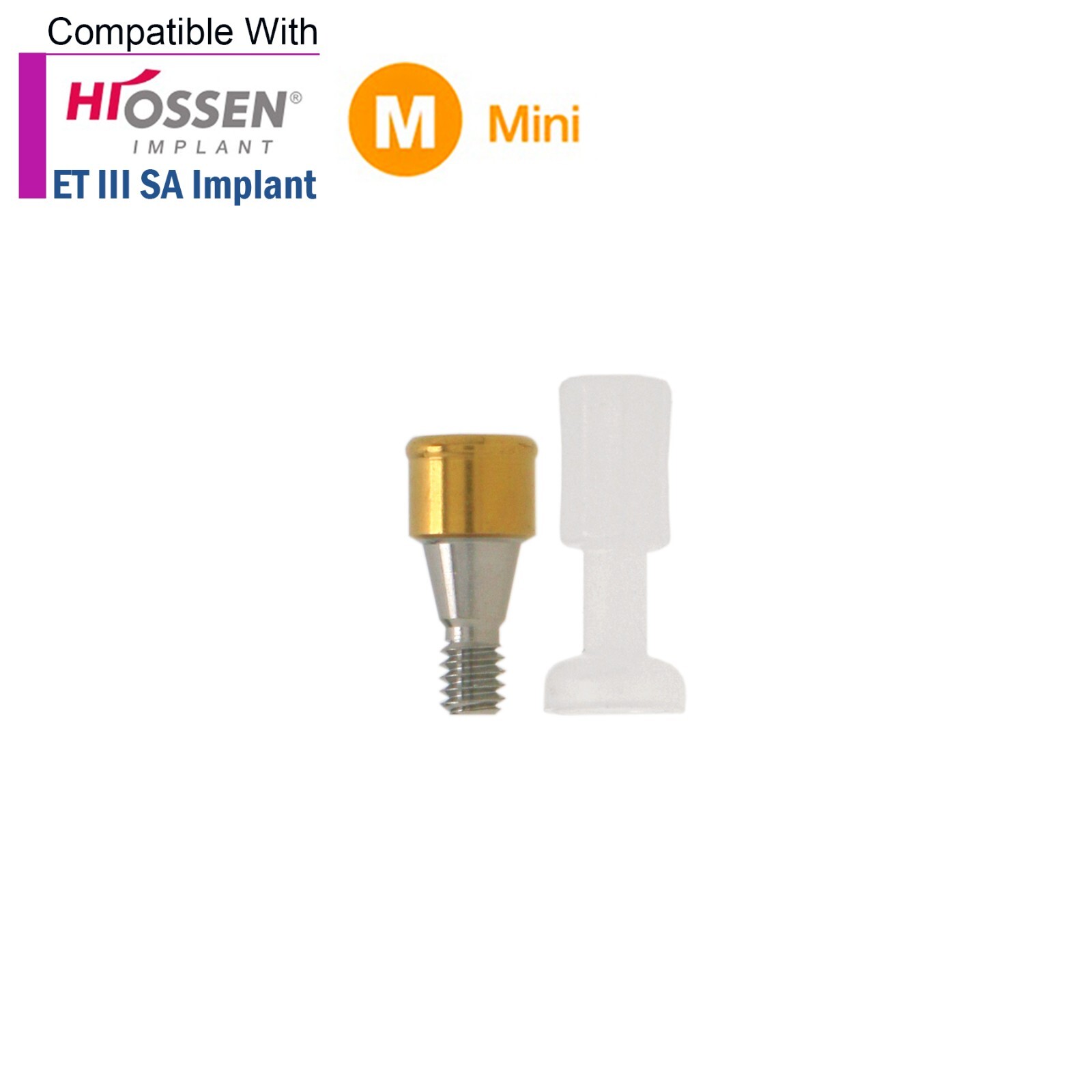US OSS Overdenture Locator Abutment Male Cap fit HIOSSEN ET Mini/Regular