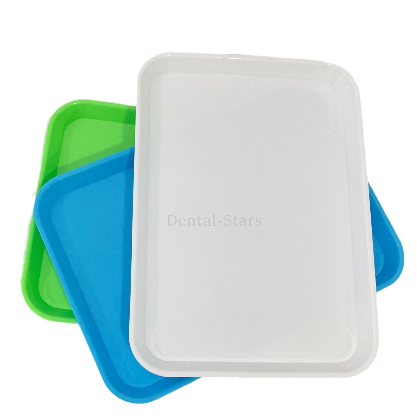 Dental Autoclave Plastic Instrument Set Up Flat Tray Size Large 33x24x20mm 1 Pcs