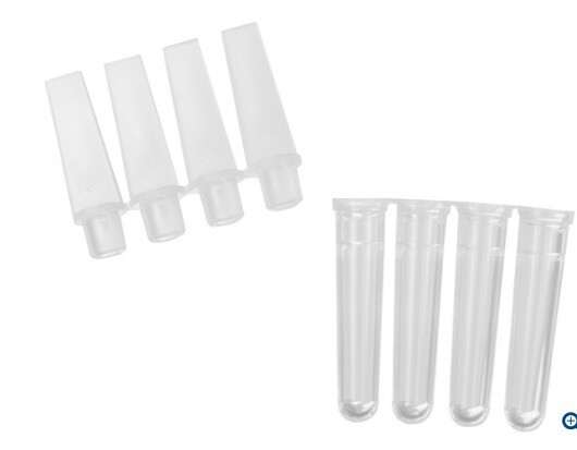 (250/Pk) CORNING AXYGEN 0.1mL Clear PCR Strip Tubes And Caps PCR-0104-C