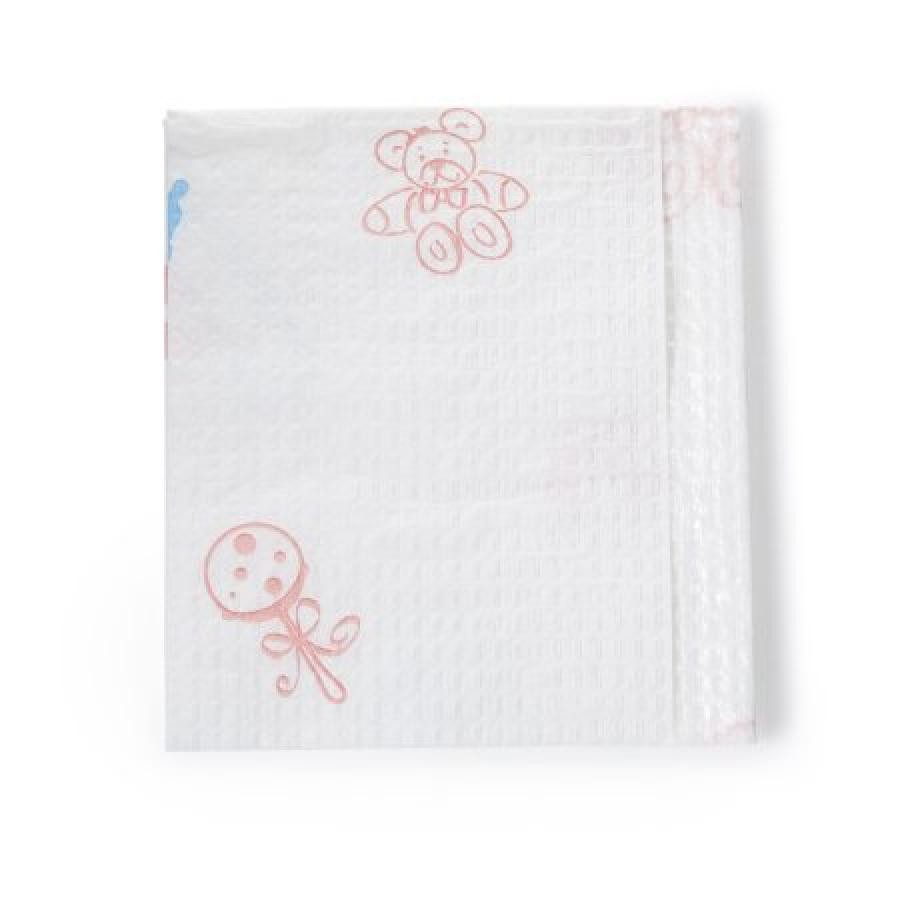 Tidi Baby Scale Liner Paper 22×13″ 2Ply Smooth Print Pins Bottles/Carriages, 250