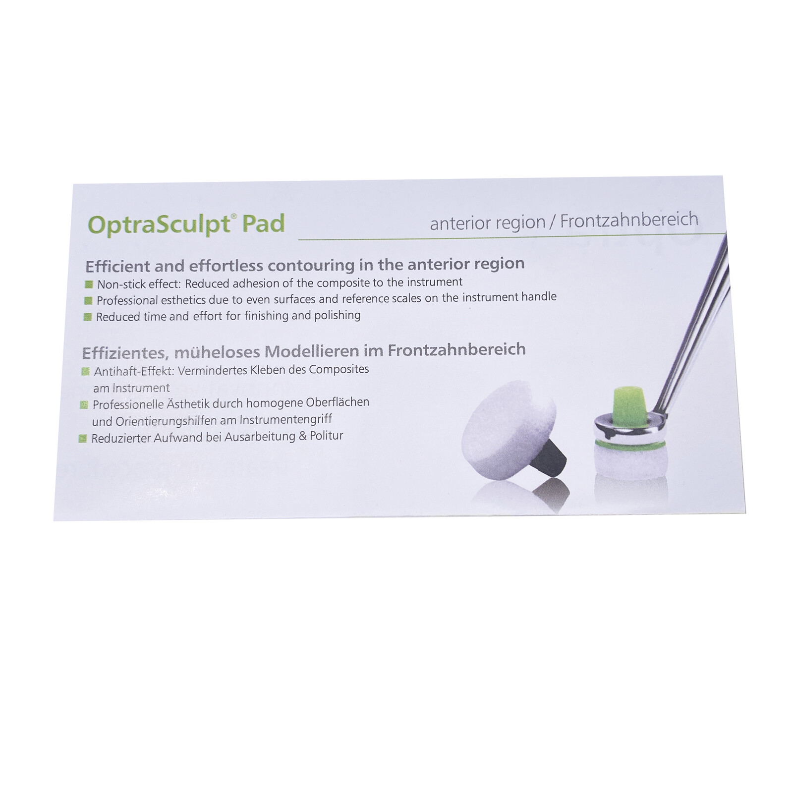 Ivoclar Vivadent OptraSculpt Pad Contouring Dental Instrument Assortment