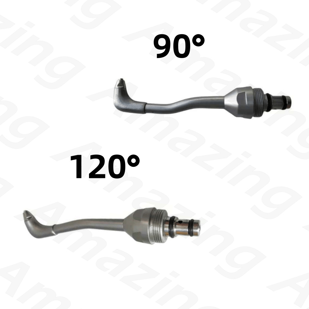 Dental Air Polisher Nozzle Tip Head 90° 120 Angle Fit NEO NSK Prophy Mate System