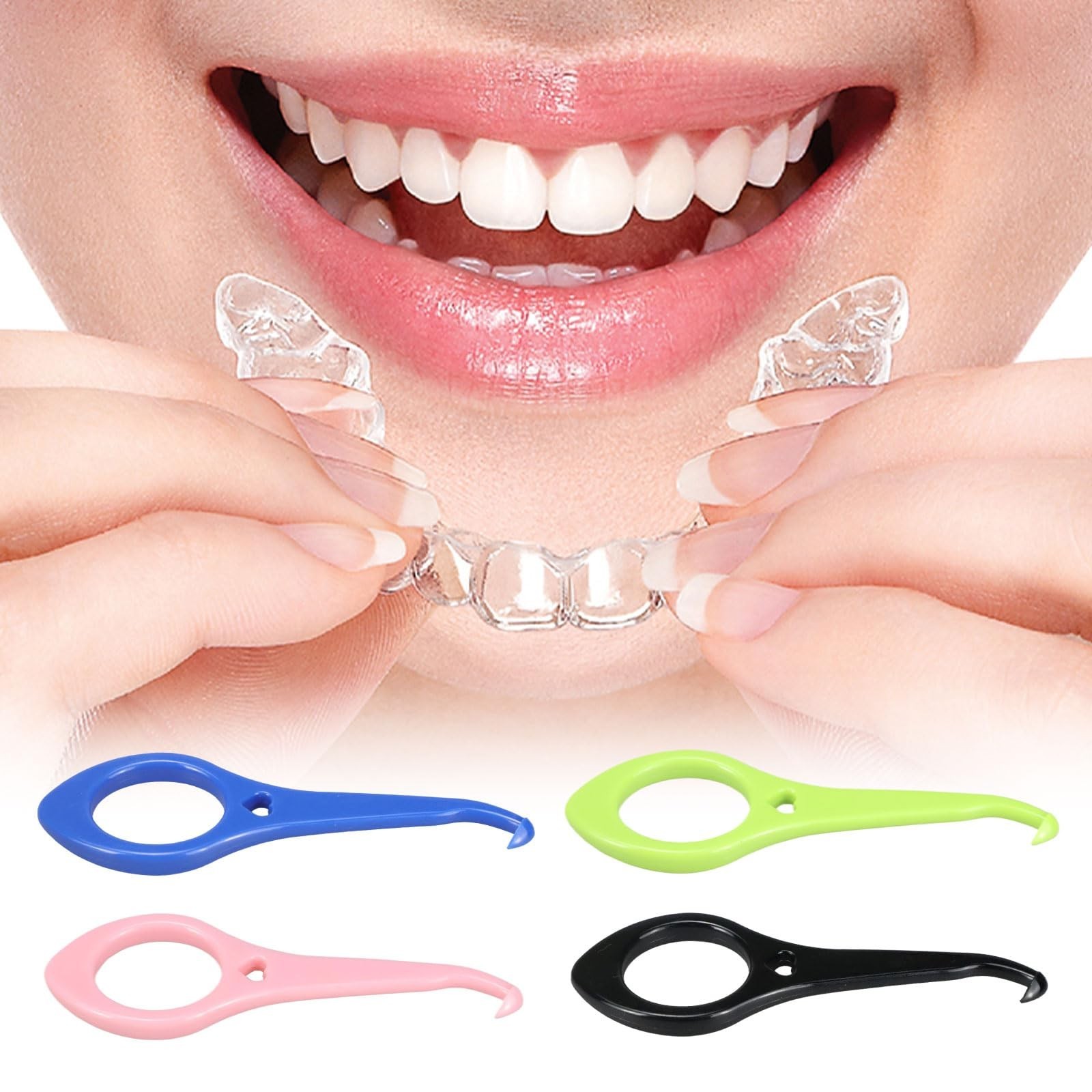 Invisible Aligner Removal Tool – 40pcs Clear Braces Remover & Fixer Kit