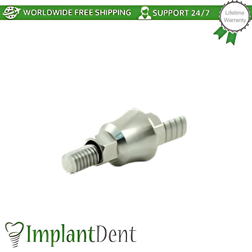 2x Angulated Anti Rotational Concave CAD/CAM Ti-Base Dental Int Hex 2.42mm