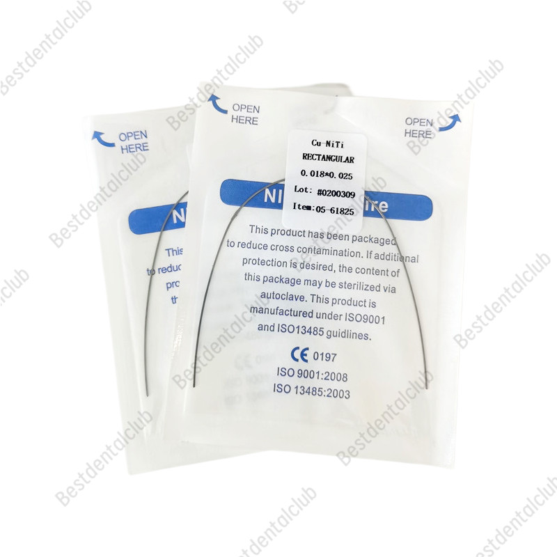 Dental Orthodontic Copper Cu-Niti Wires Rectangular Arch Wires Damon Stop