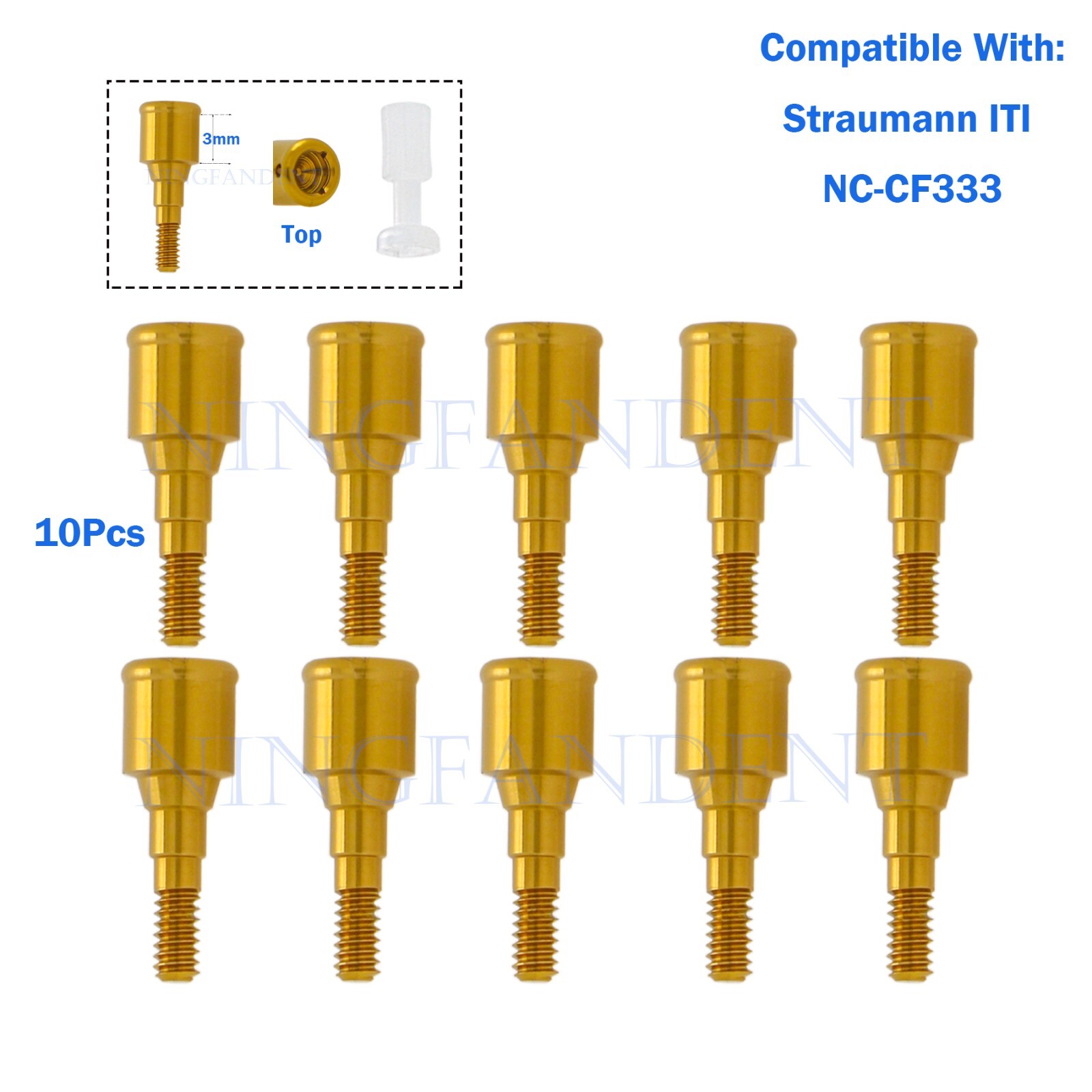Straumann-Bone Level Dental Overdenture Locator Abutment For 3mm Narrow Platform