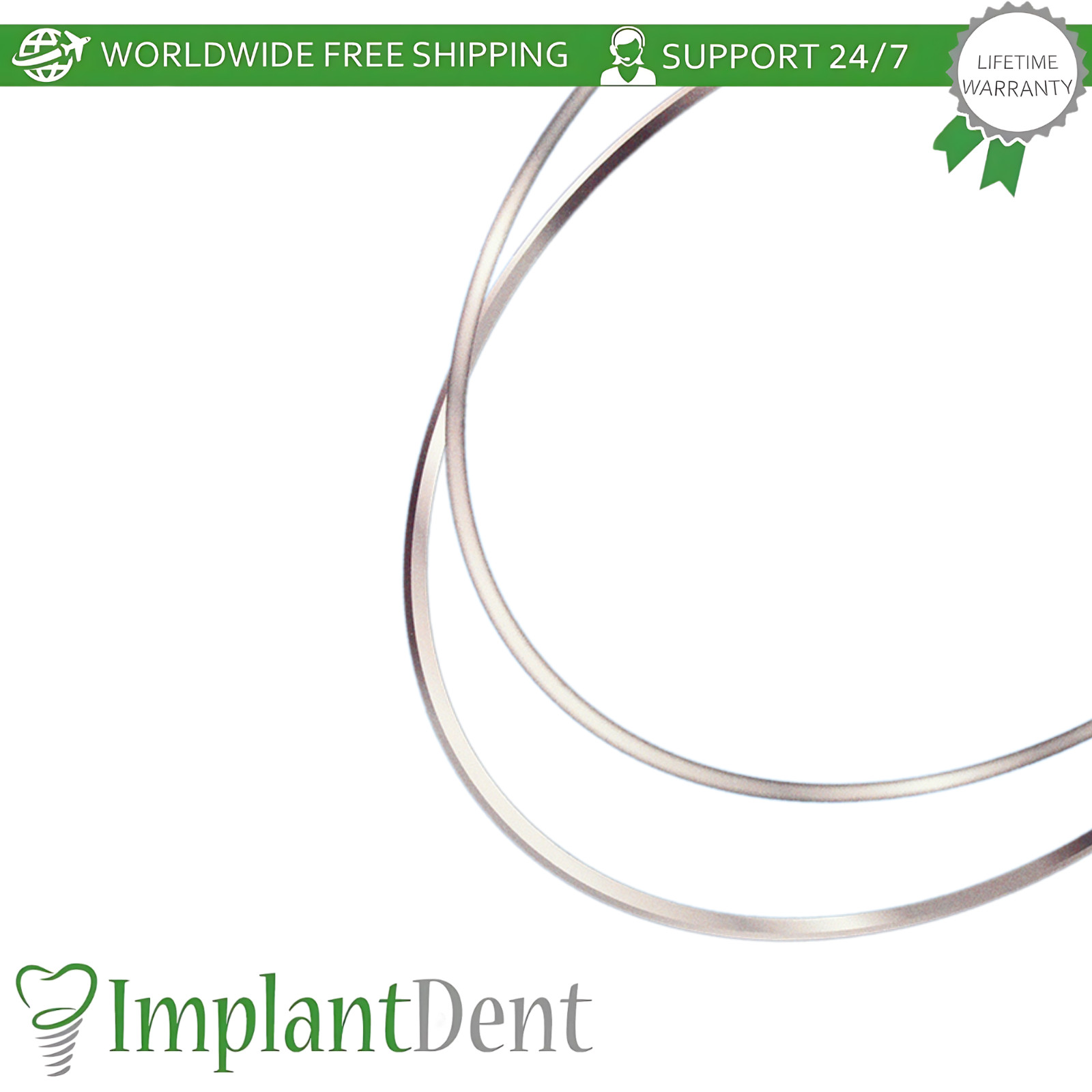 CrNi Rectangular Arch Dental Alignment And Leveling Wire 10 Dentistry Wires