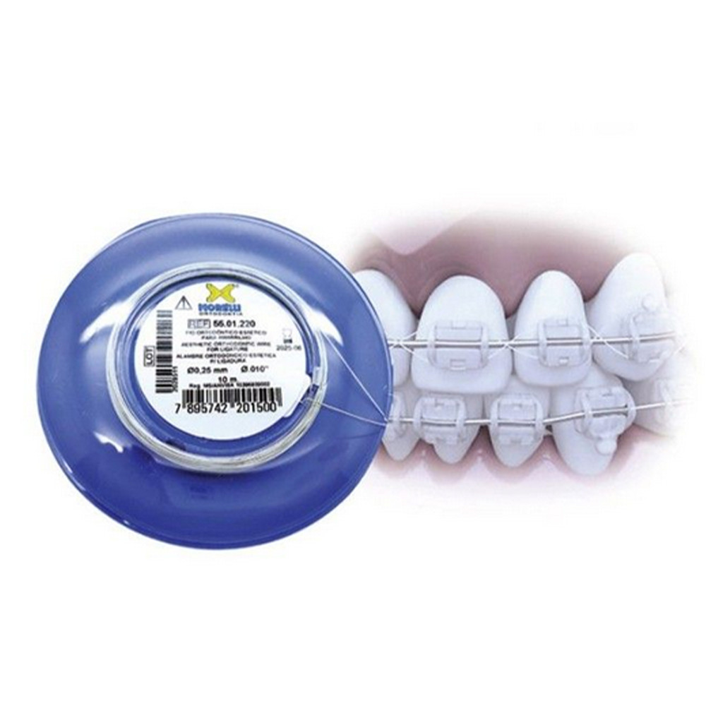 1pcs Dental Morelli Aesthetic Ligature CrNi Wire Roll 0.25mm /.010″