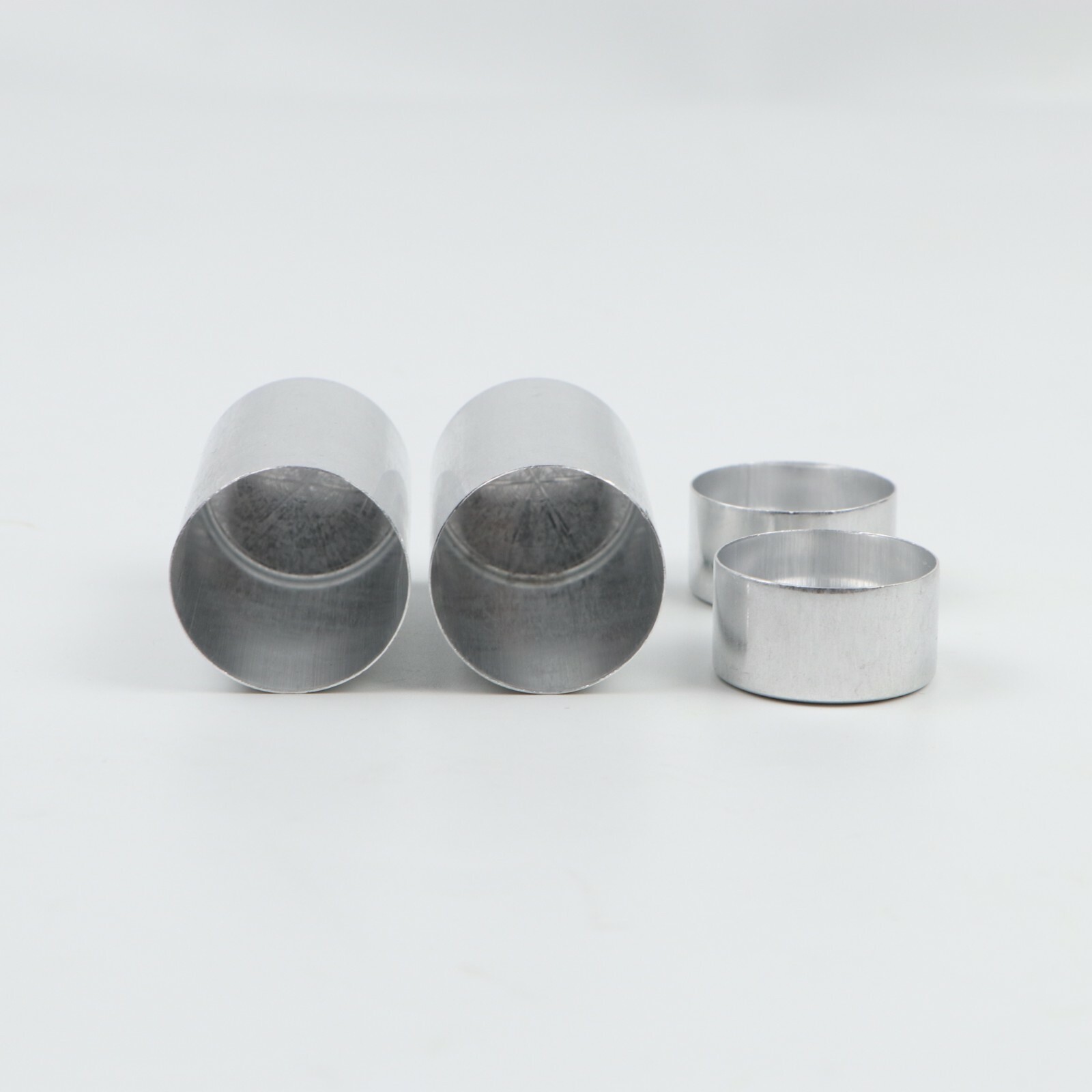 100Pcs 25.5mm Dental Empty Aluminum Tubes Cartridges for Making Flexible Denture