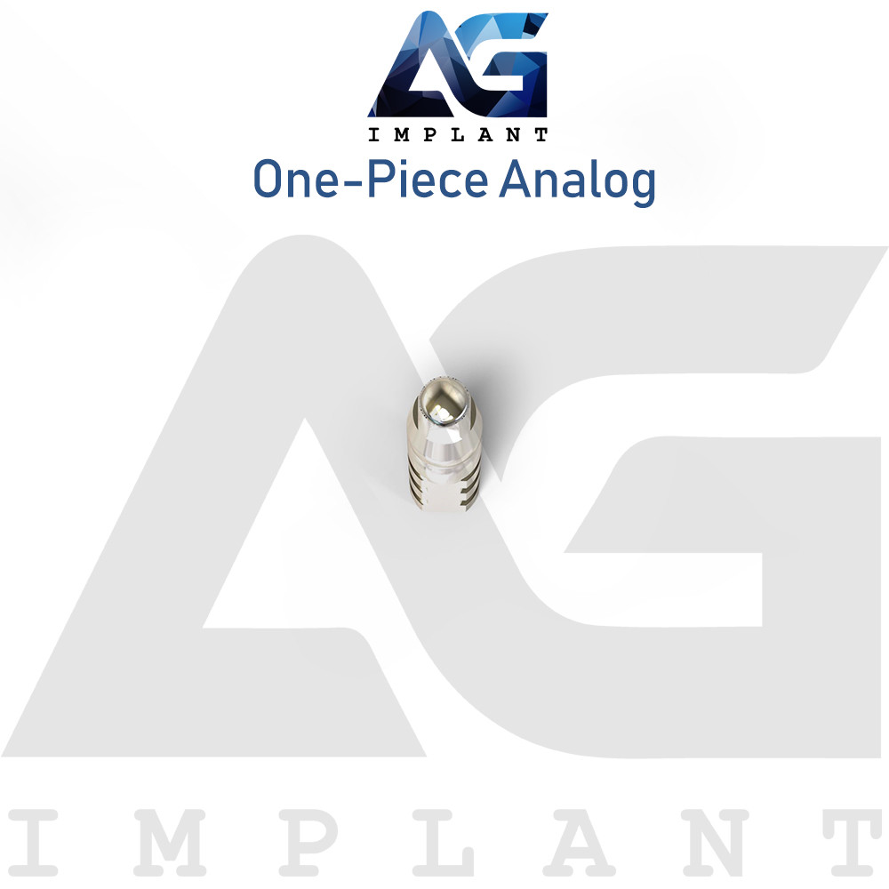 5x Dental Analog One Piece Fixture System Compatible 20mm Stainless Steel