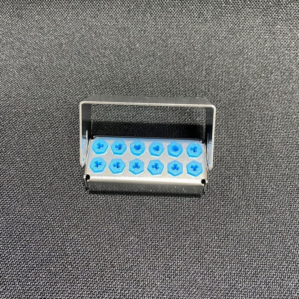 Dental Disinfection Box Implant Drill Burs Organizer Holder Block 8/12/30 Holes
