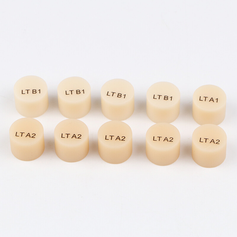 10Pcs IPS Emax Lithium Dislicate Ingots Press Blocks Dental Glass Ceramic Blocks
