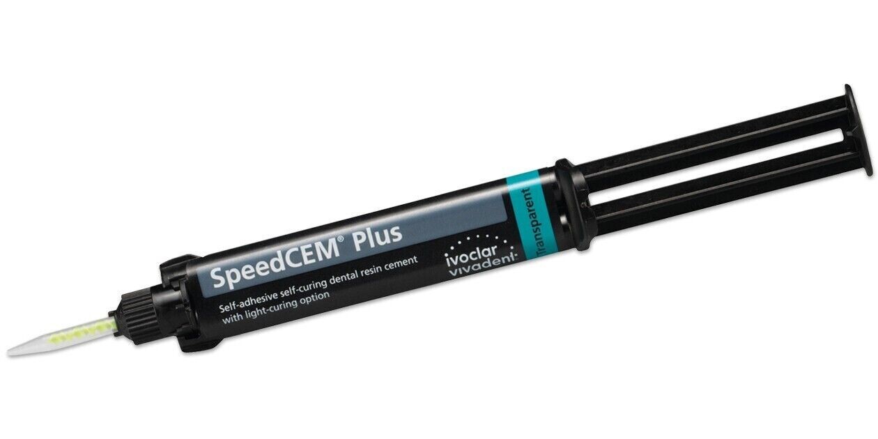 Ivoclar SpeedCEM Plus Self Adhesive Resin Cement 9g Smartmix Composite with Tips