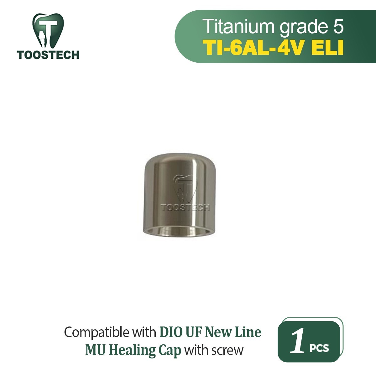 multi unit healing cap MU Comfort Cap Healing abutment fits to DIO UF New Line