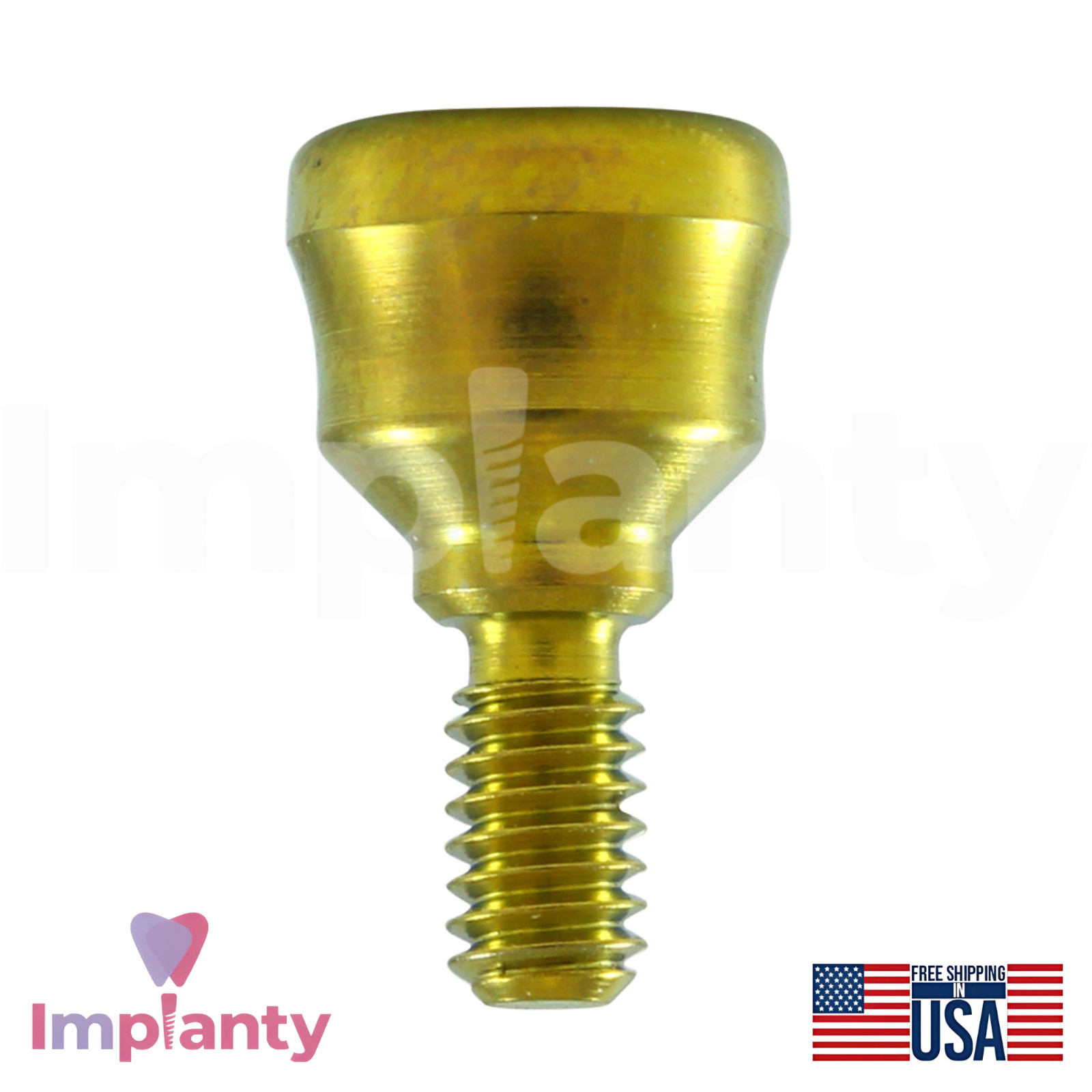 GDT Concave Anatomic Dental Titanium Prosthetics Kit Int Hex 2.42mm Connection