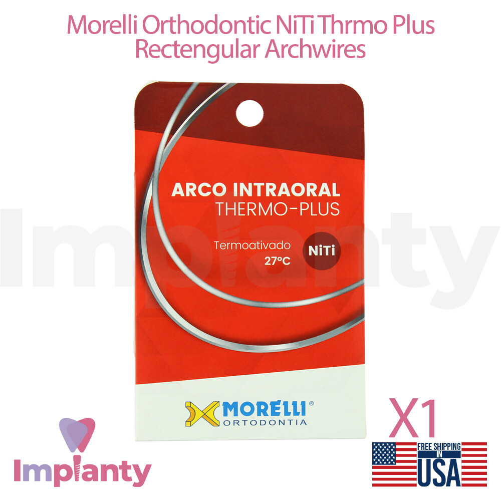 Morelli Orthodontic Alignment NiTi Thrmo Plus Rectengular Archwires Dental Tool