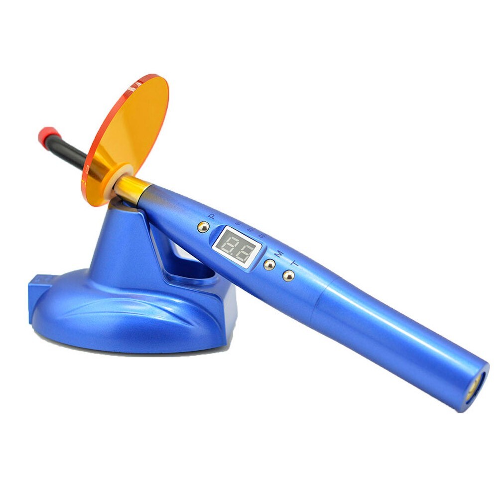 Dental Cordless LED Curing Light 1200mw 5W Cure Lamp 3 Modes