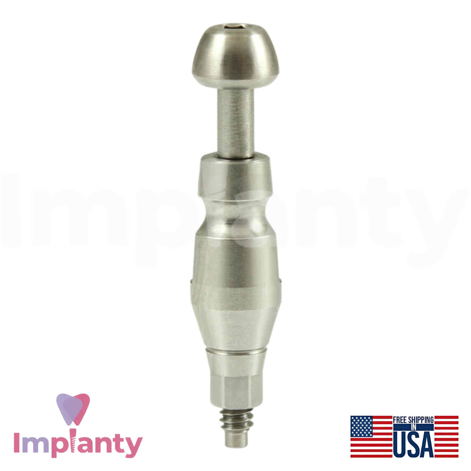 5x 0sstem TS Compatible Mini Platform 2.1mm Closed Dental Transfer with Hex