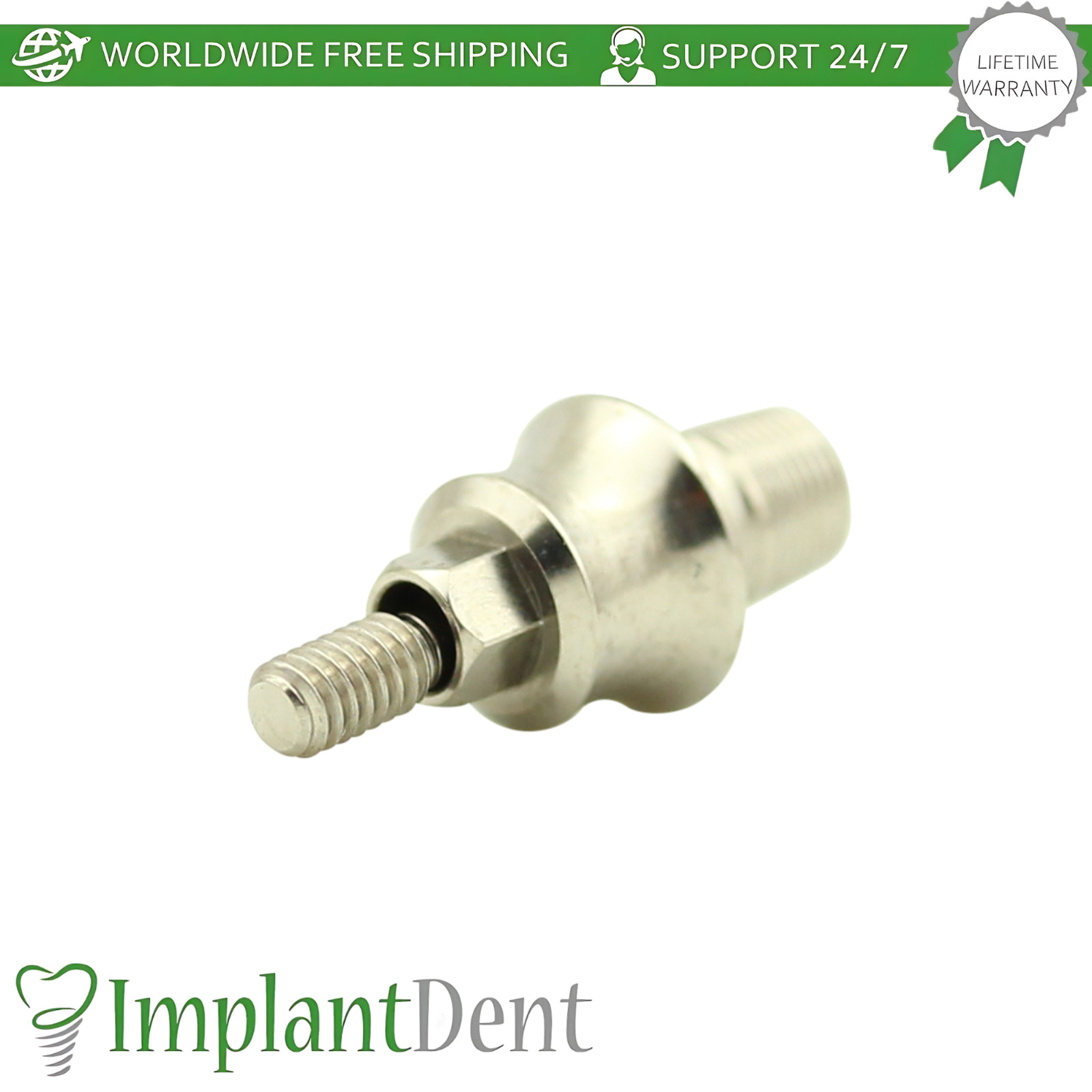 Ø5.7mm Anti-Rotation Ti-Base WP MIS Compatible Int Hex 2.45mm Connection